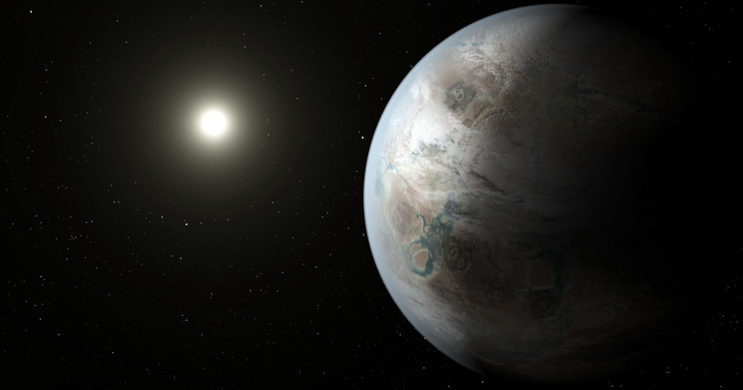An artist's illustration of an exoplanet. - Image credit: NASA