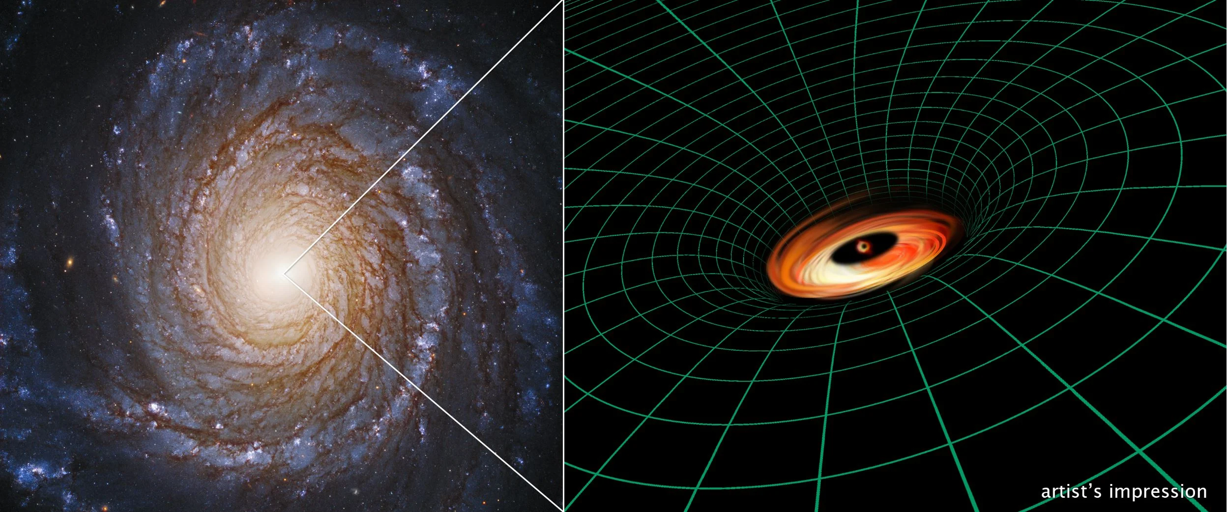 Hubble Uncovers a Black Hole that Shouldn't Exist