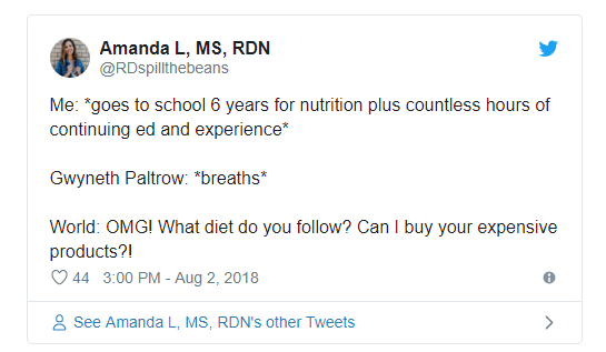 Source: Amanda L, MS, RDN via twitter