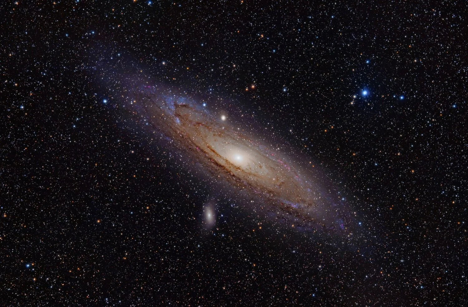 The motion of stars and gas in Andromeda provided some of the first evidence for dark matter - Image Credit: Adam Evans via Wikimedia Commons
