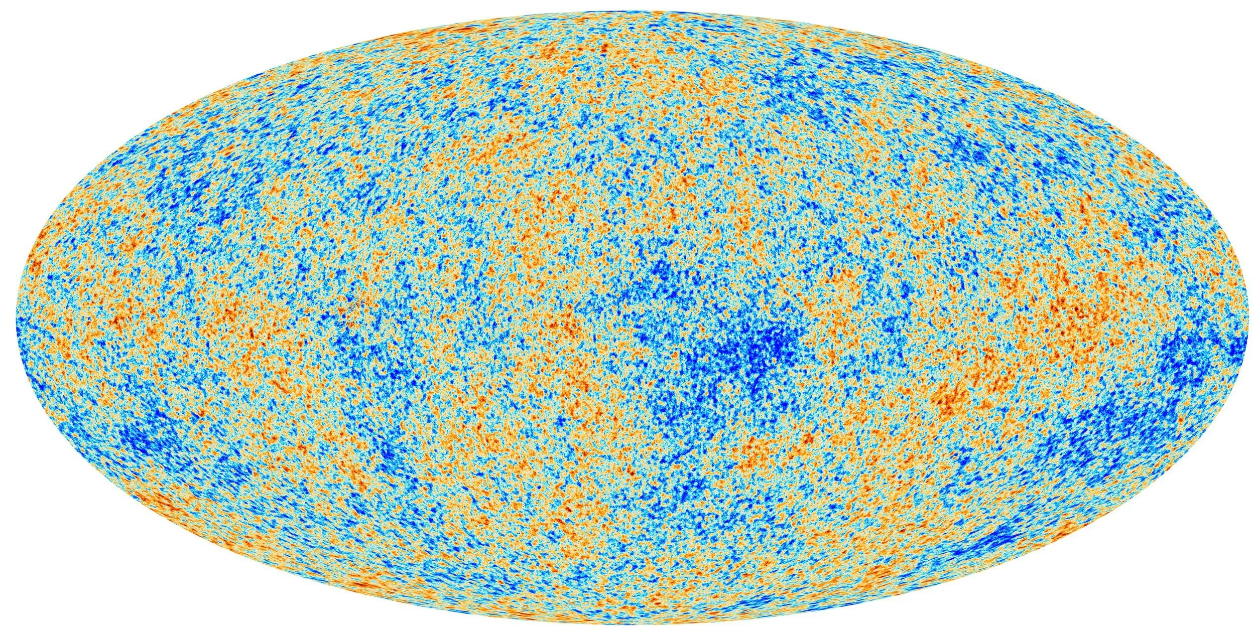 Ripples in the cosmic microwave background reveal the presence of dark matter. - Image Credits: ESA, Planck Collaboration (image is also used as banner image for this article)
