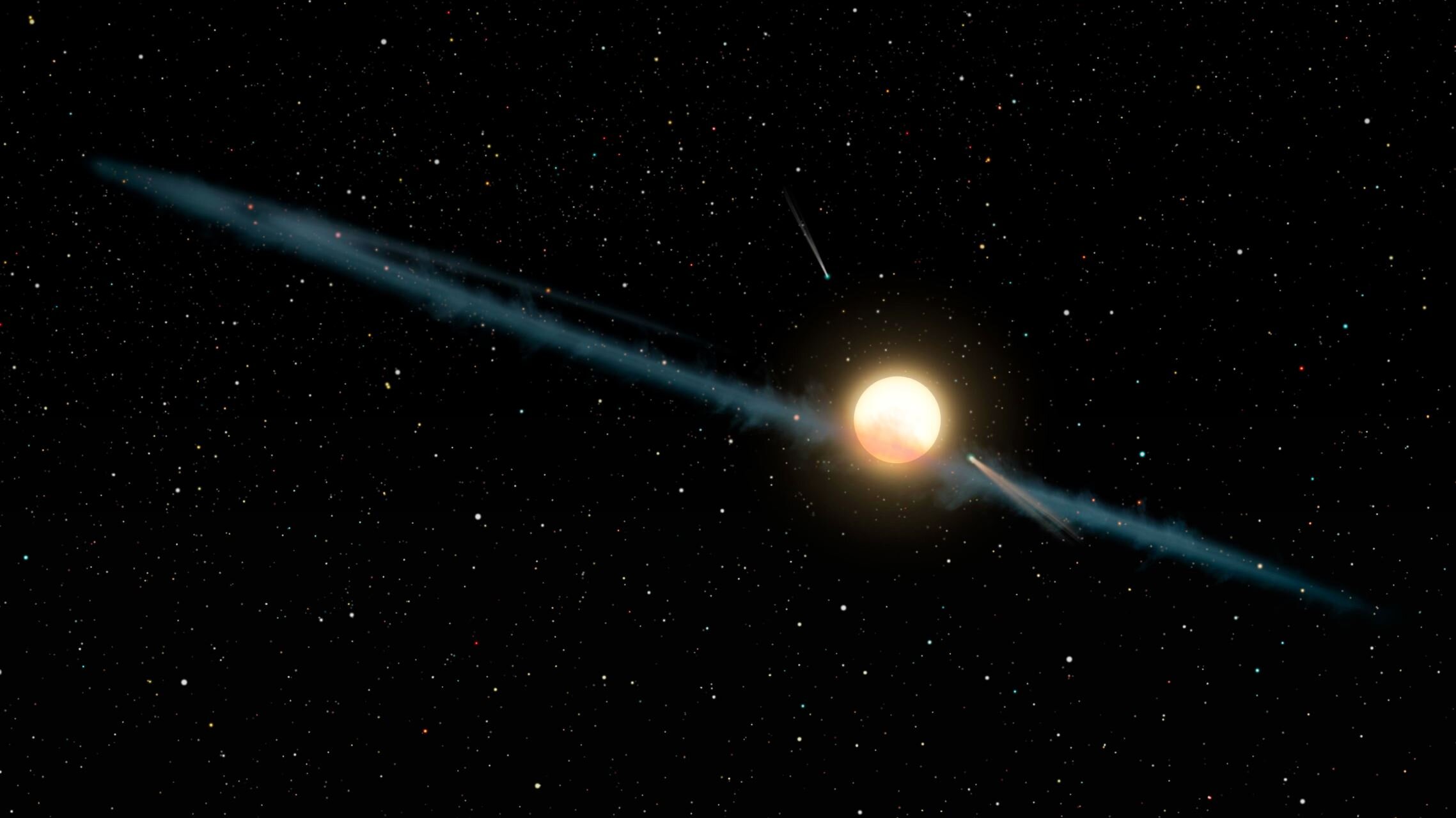 Artist’s impression of Tabby’s star (KIC 8462852) - Image Credit: NASA/JPL-Caltech via Wikimedia Commons - HDR tune by Universal-Sci