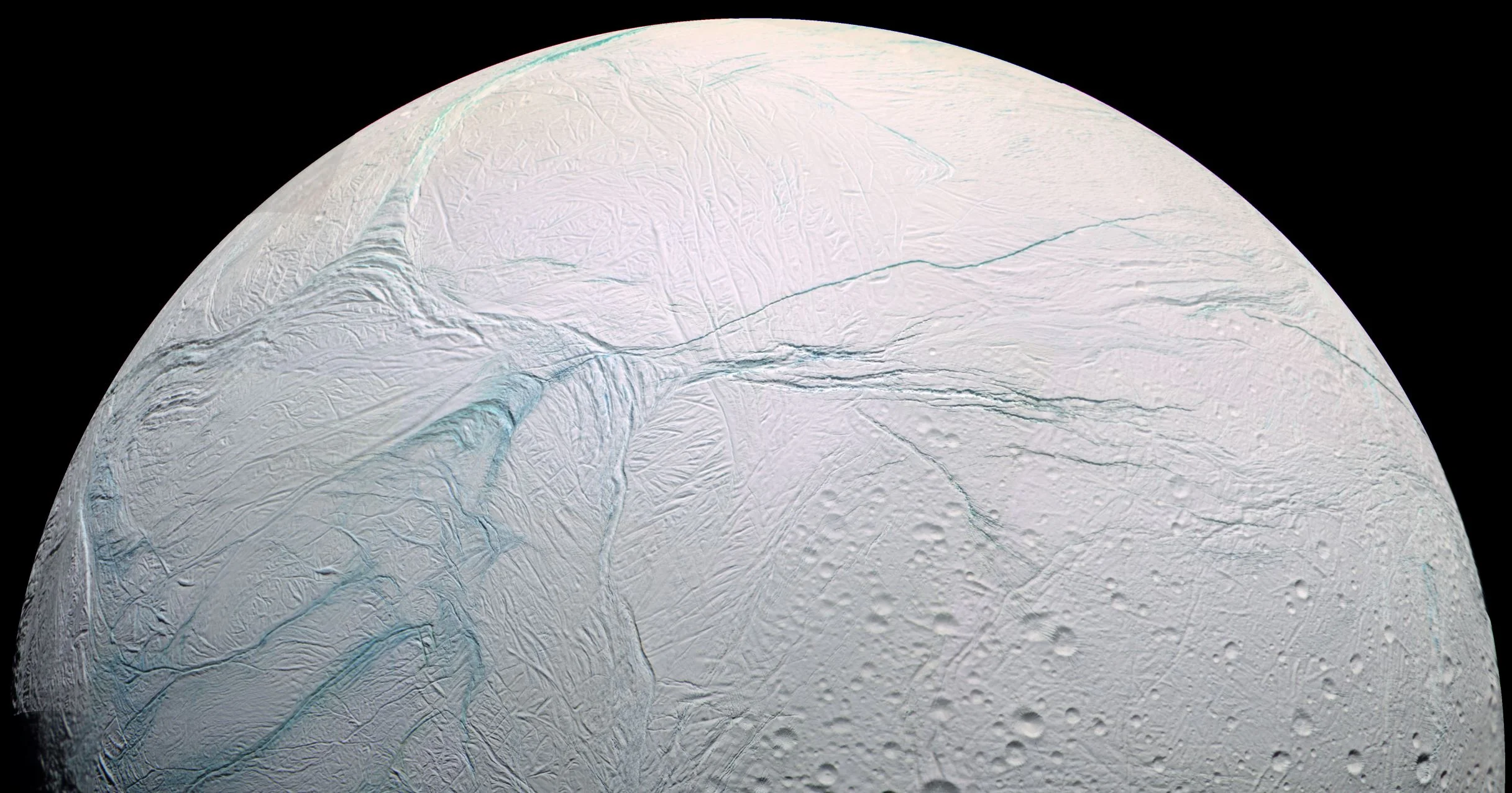 Enceladus Causes Snowfall On Other Moons of Saturn