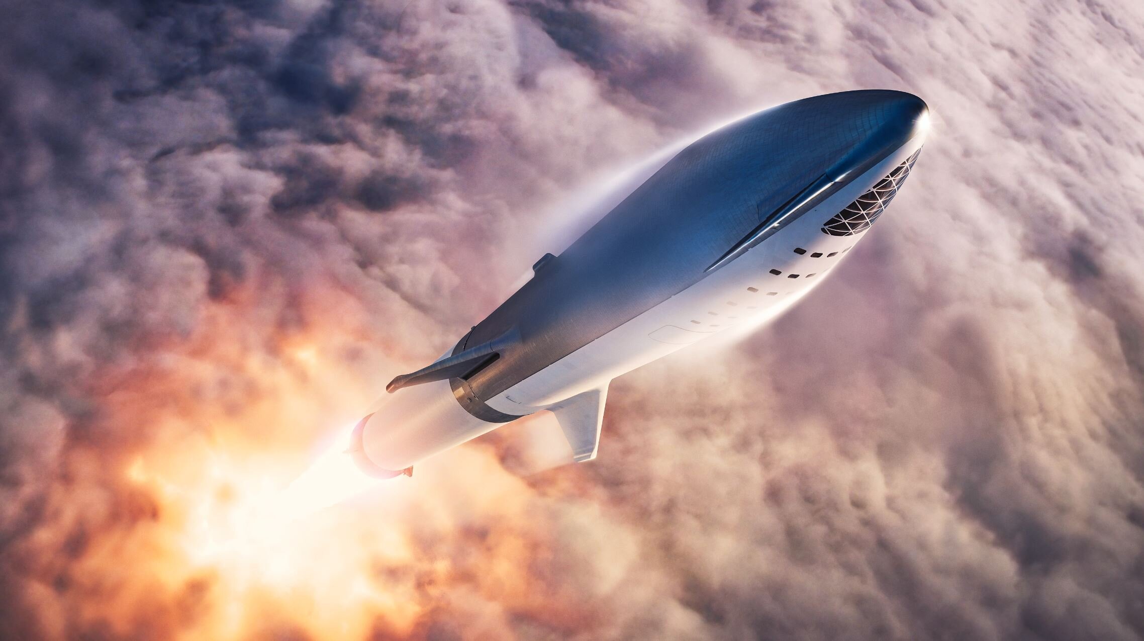 Leaving for Mars - Image Credit: Official SpaceX Photos via flickr - HDR tune by Universal-Sci