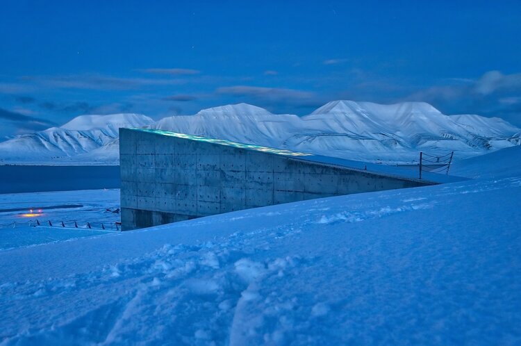 A risk of thawing at the Svalbard Global Seed Vault. - Image Credit: Øyvind Breyholtz via iStock/Getty Images