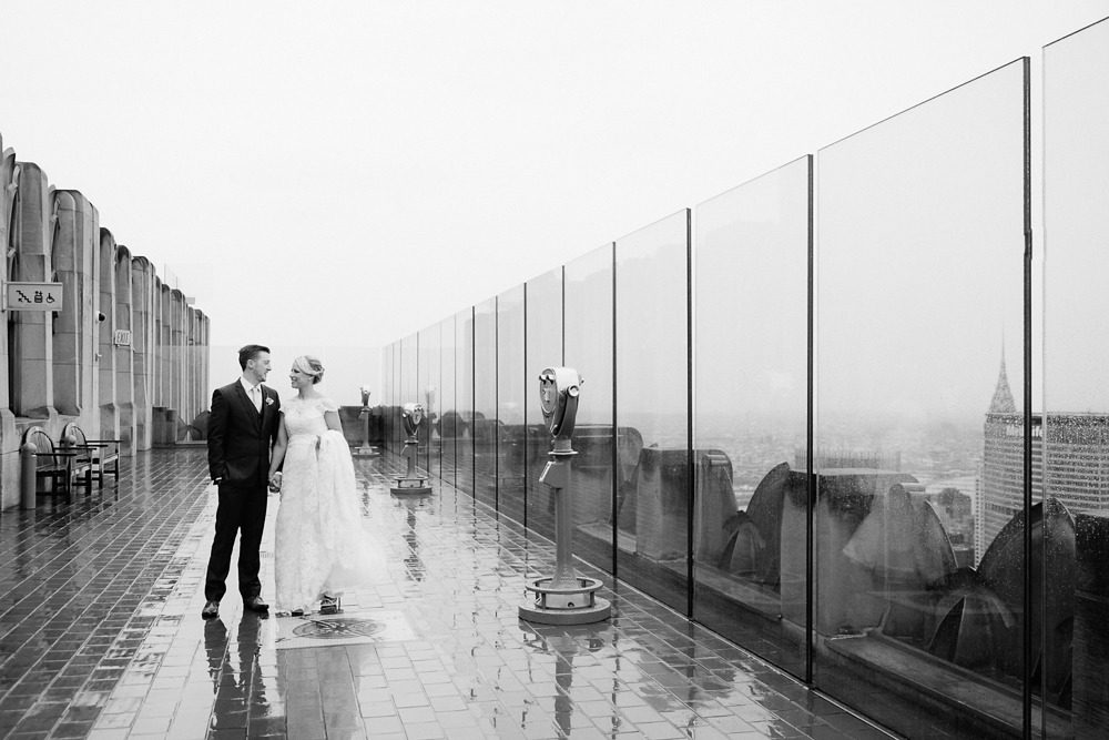Top of the Rock intimate wedding by Tanya Isaeva Photography