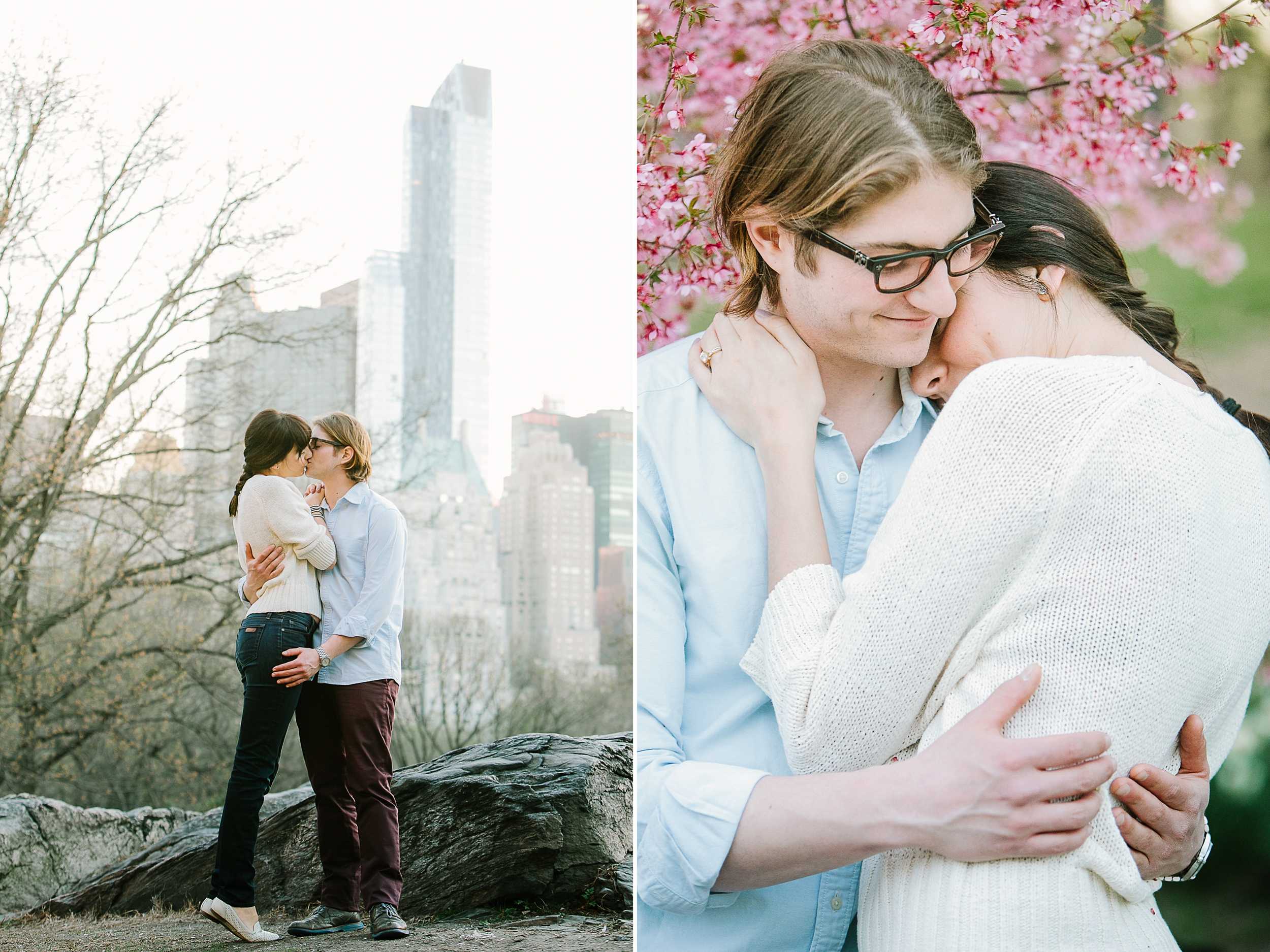 Central Park spring engagement session by Tanya Isaeva Photography