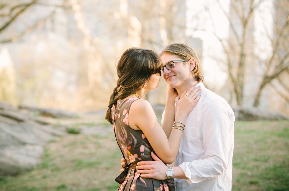 Central Park spring engagement session by Tanya Isaeva Photography