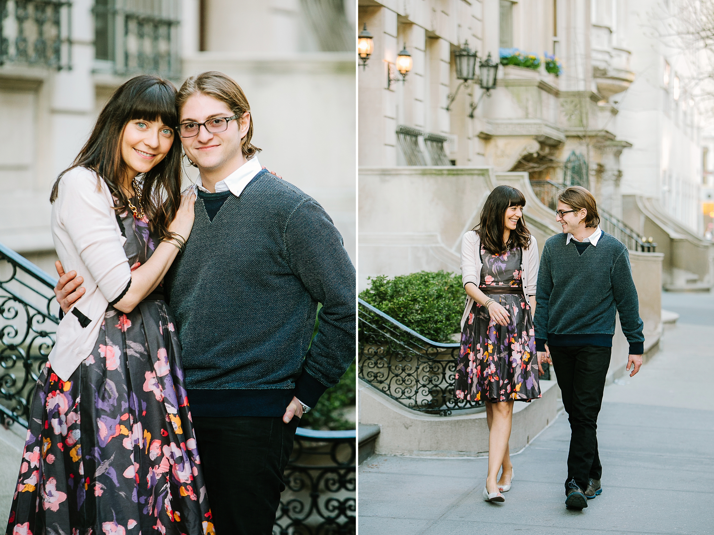 Upper East Side NYC engagement session by Tanya Isaeva Photography