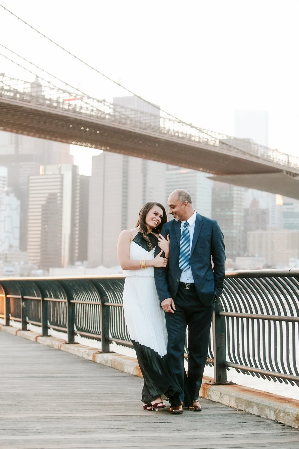 ANNIVERSARY SESSION AT BROOKLYN BRIDGE PARK : SHOGIK+RALPH 