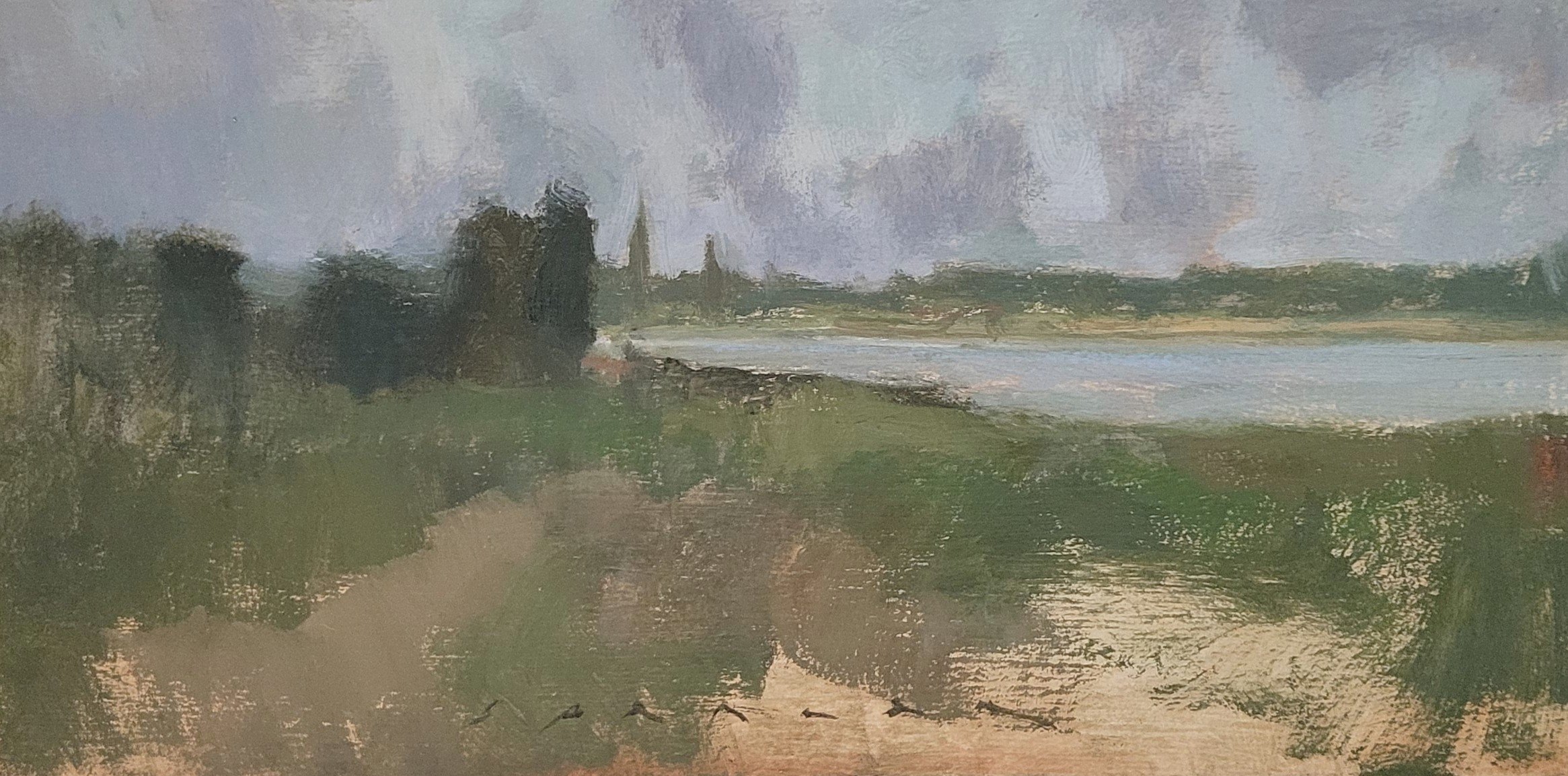 Path Down to the Canal 6x12 oil on panel 2025.jpg