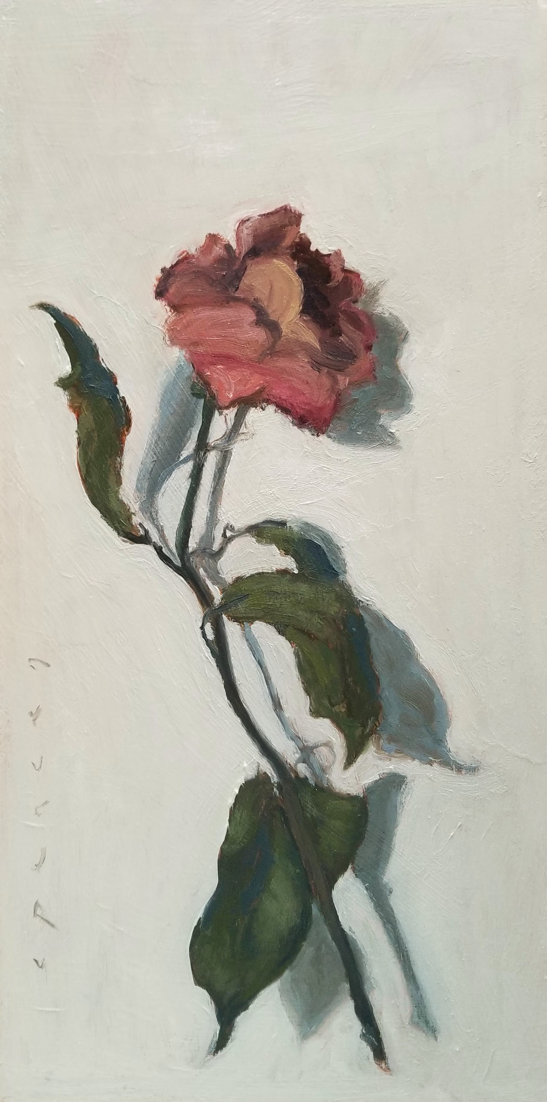 Remains of the Bouquet, 6x12, oils, 2021.jpg