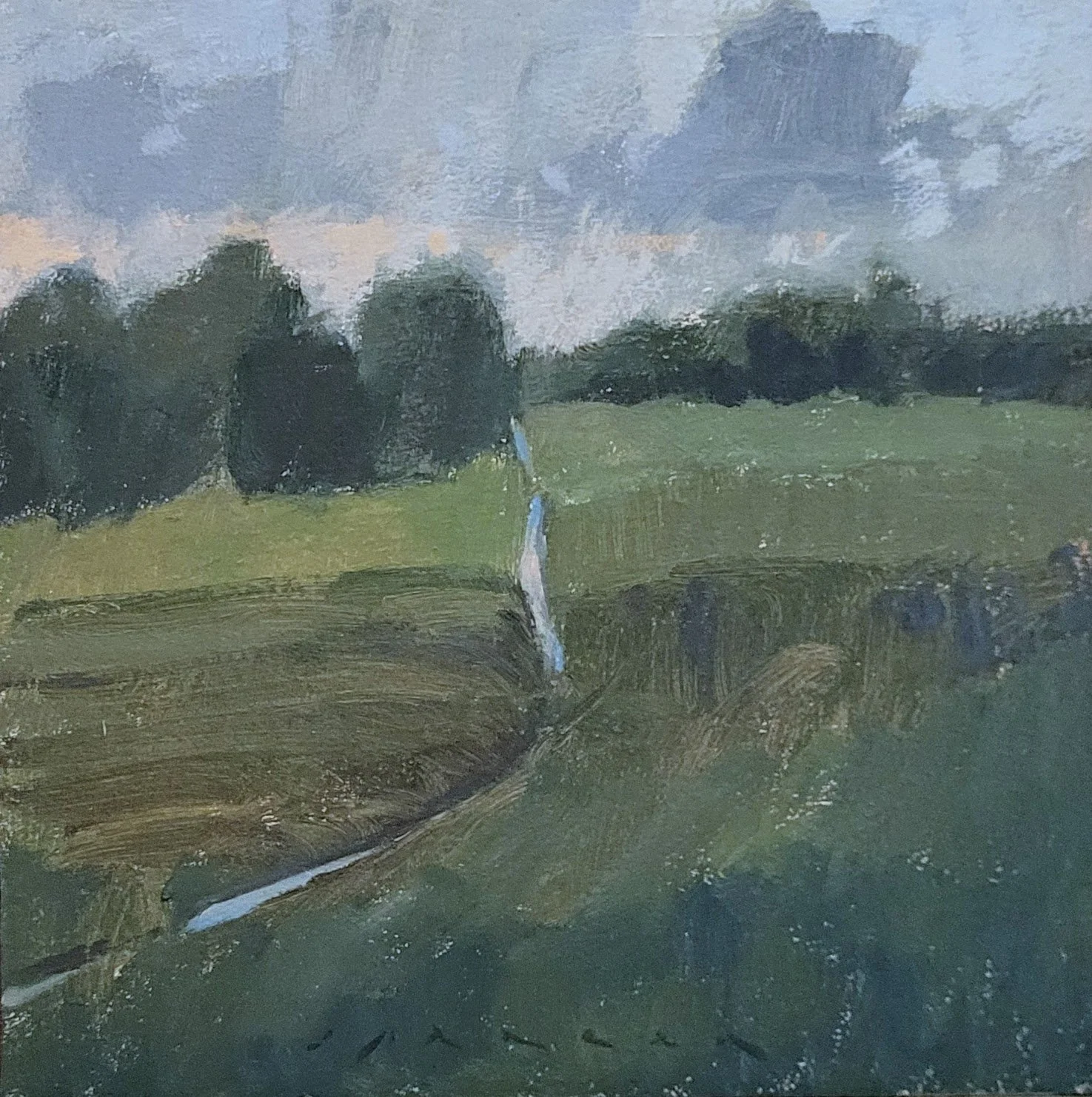 Jeweled Greens of Holland 8x8 oil on panel 2025.jpg