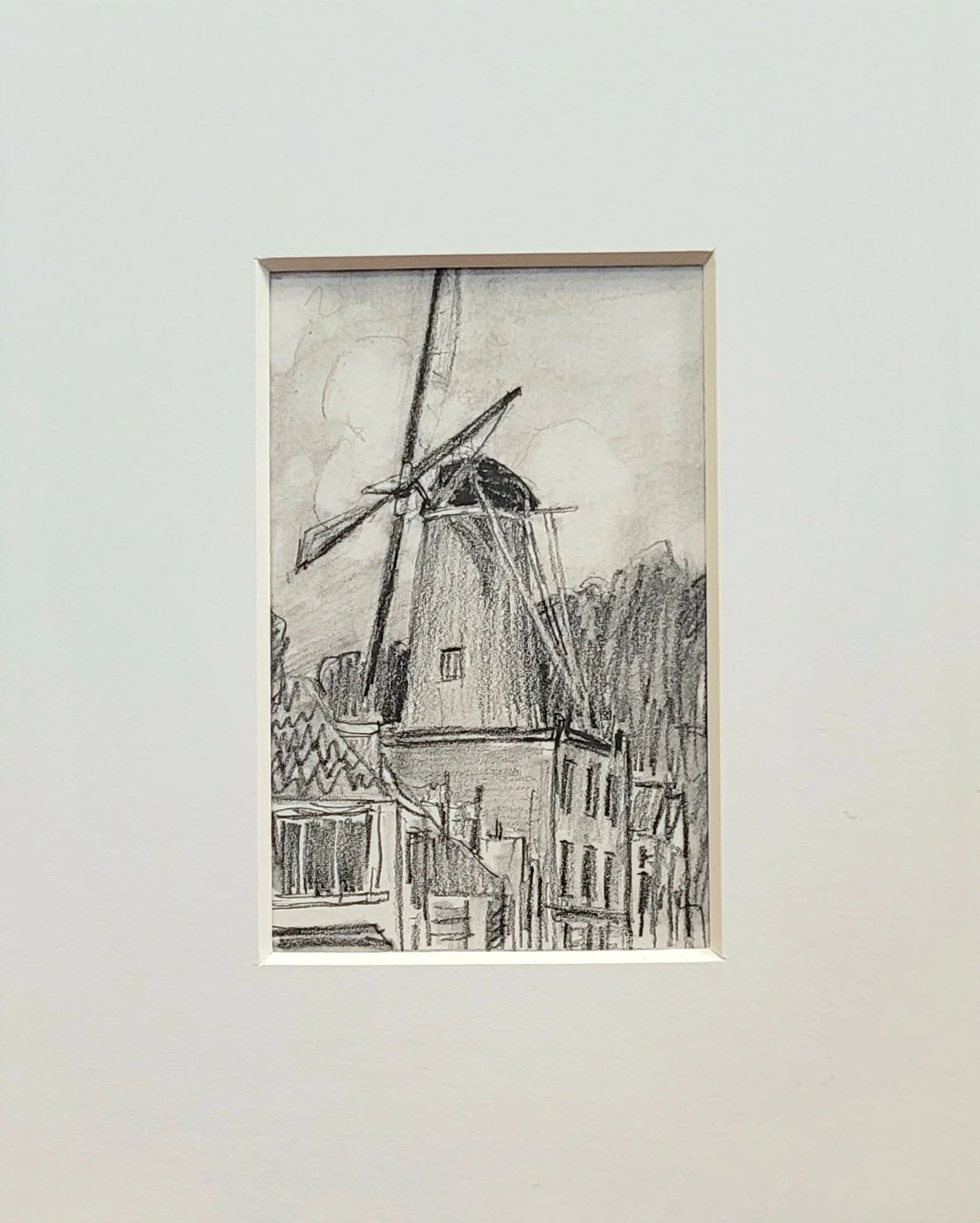 Gouda Windmolen 8x10 matted drawing.jpg