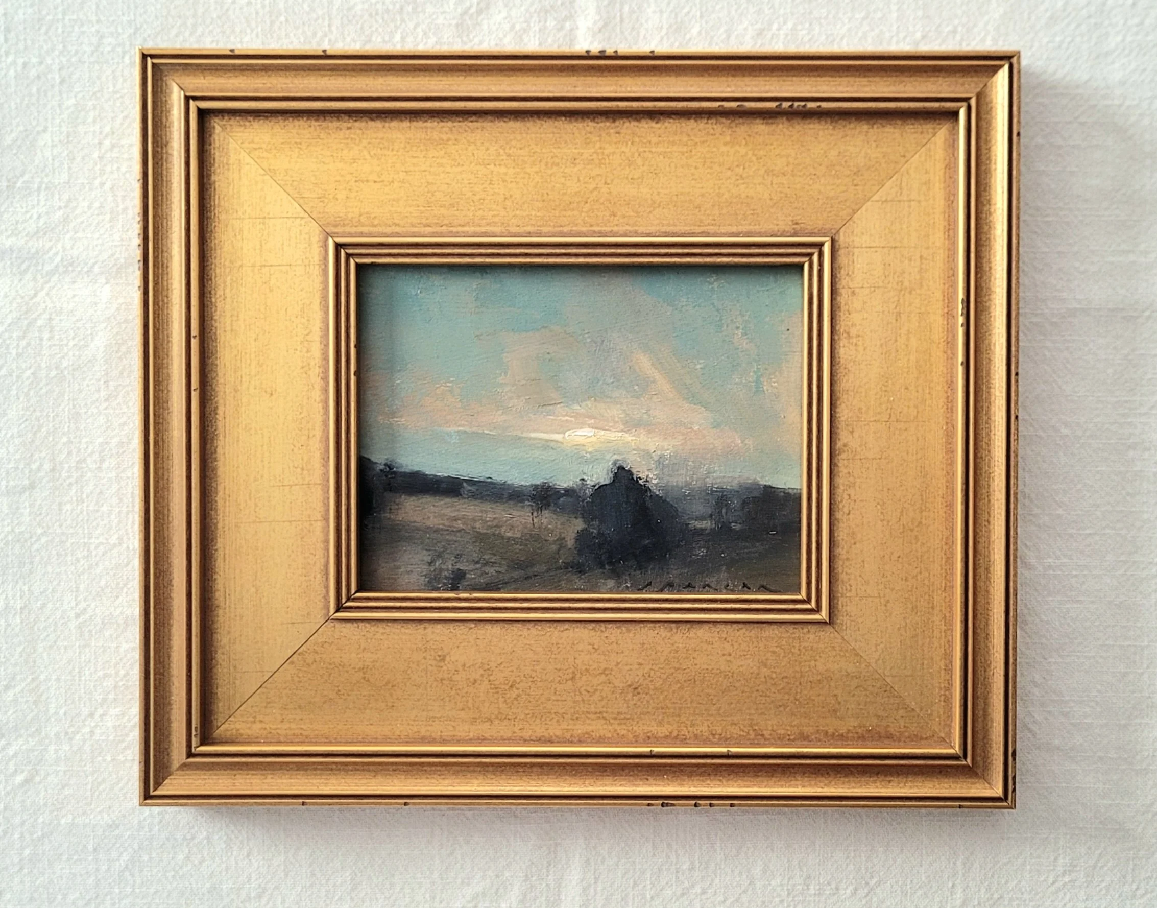 Flames in the Sky 5x7 oil on panel 2026 framed.jpg
