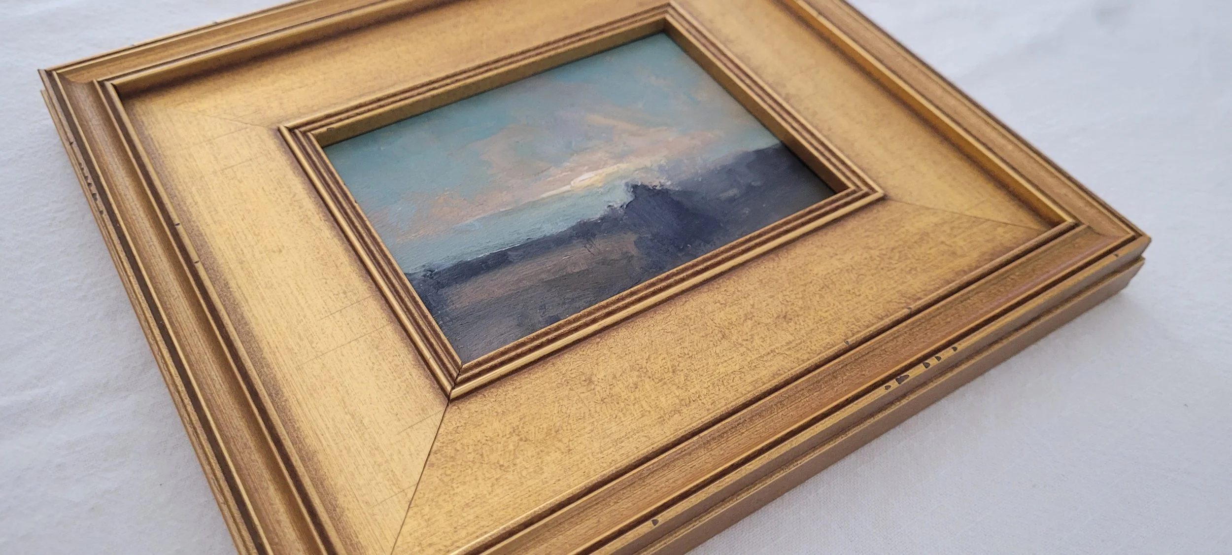 Flames in the Sky 5x7 oil on panel 2026 framed 3.jpg