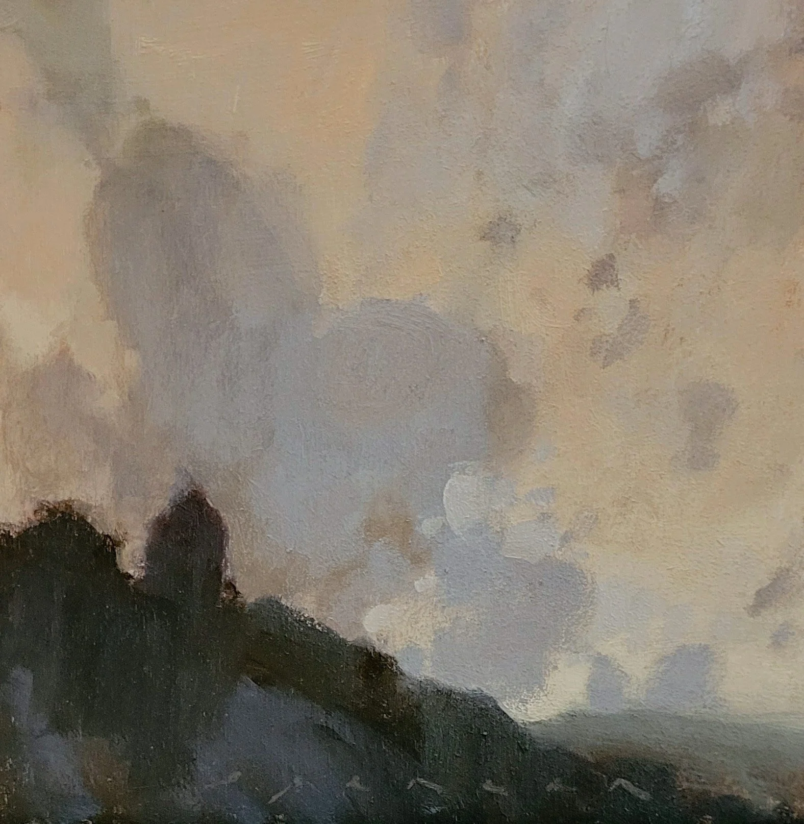 Crawling Toward Evening 8x8 oil on panel 2025.jpg