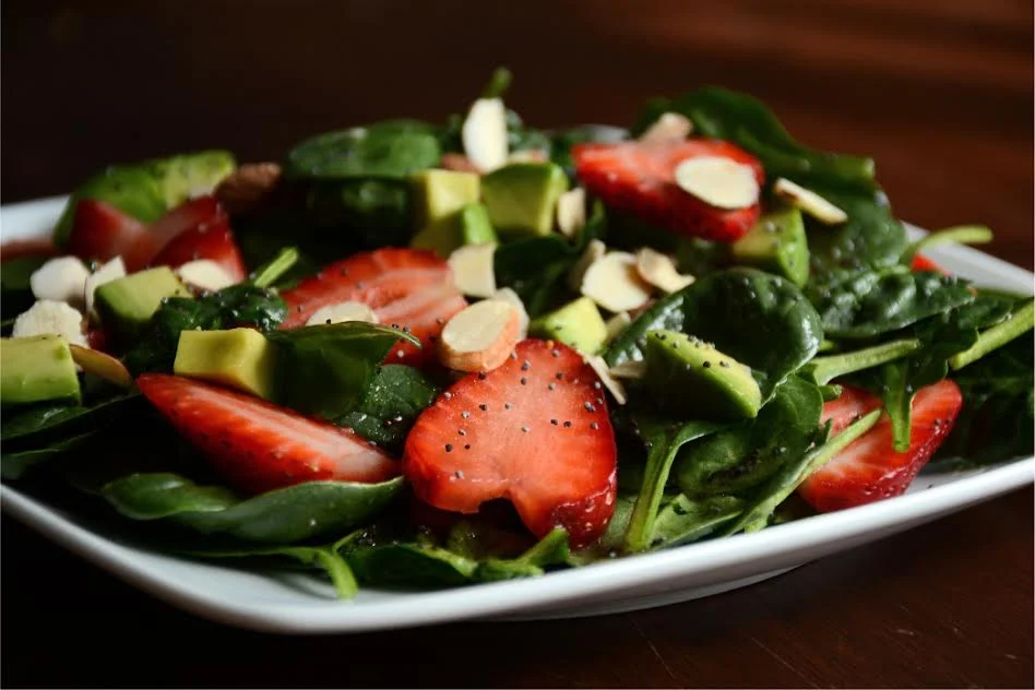 Strawberry Spinach Salad with Poppy Seed Dressing