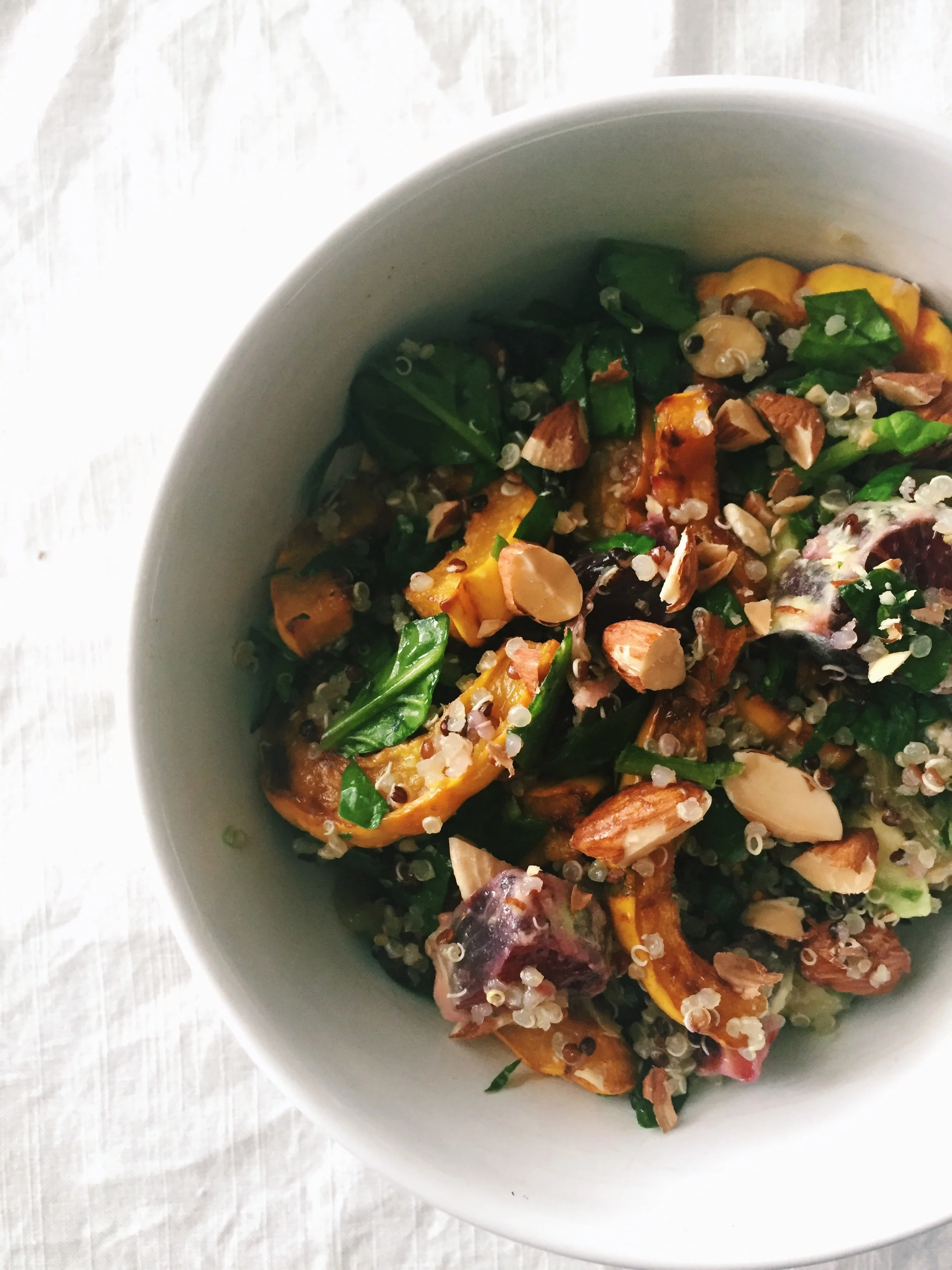 Quinoa Blood Orange Delicata Salad