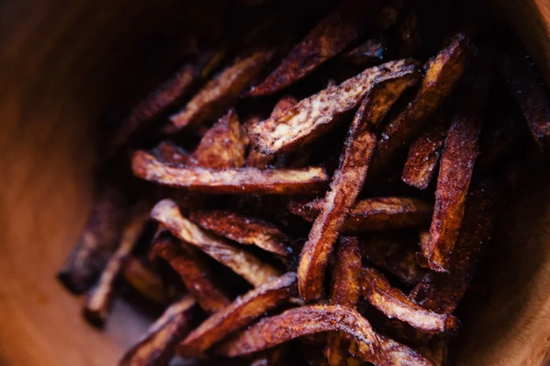 Rutabaga Fries with Paprika & Caraway Ketchup