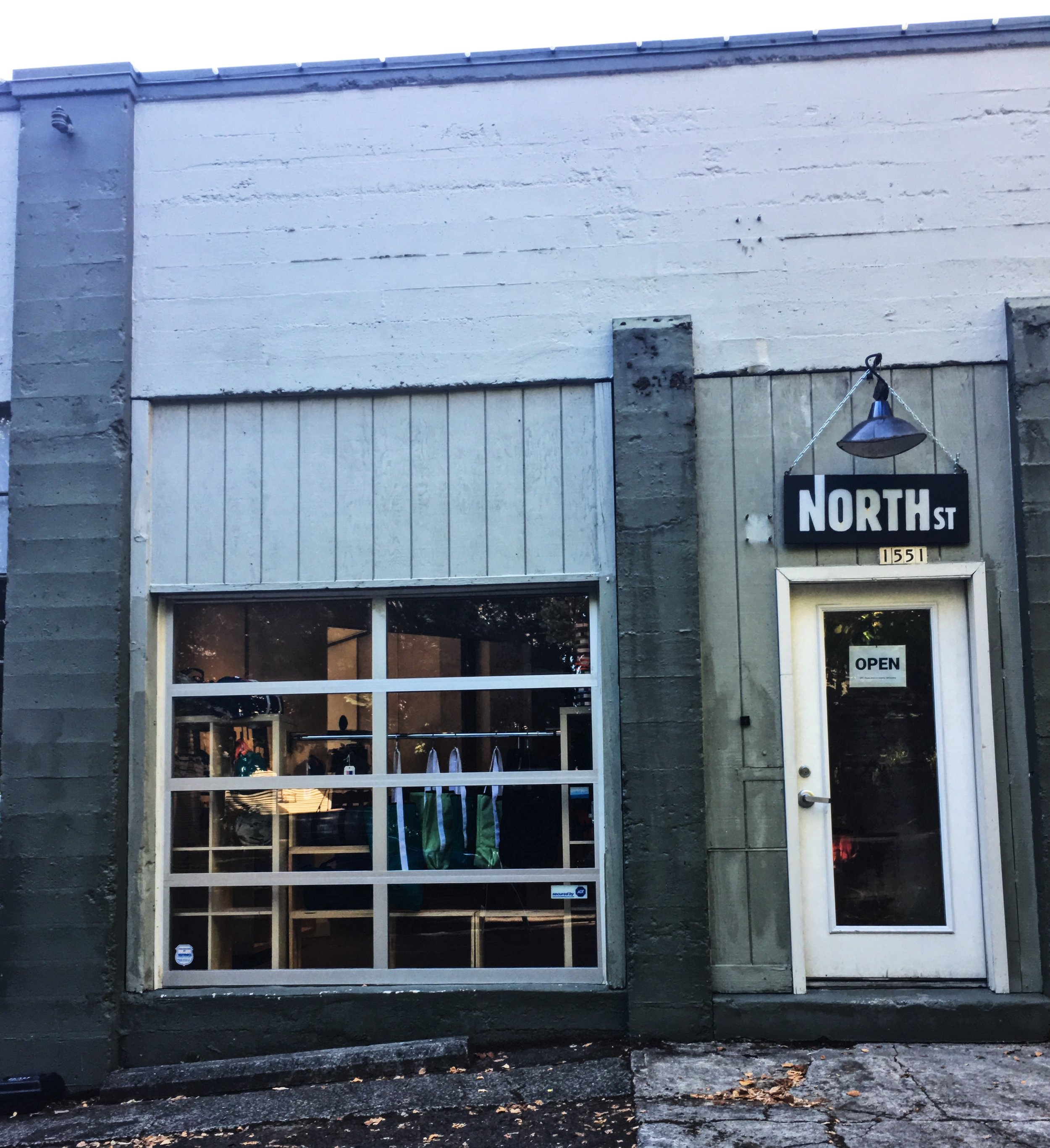  The entrance to North St.’s show room and work space.  