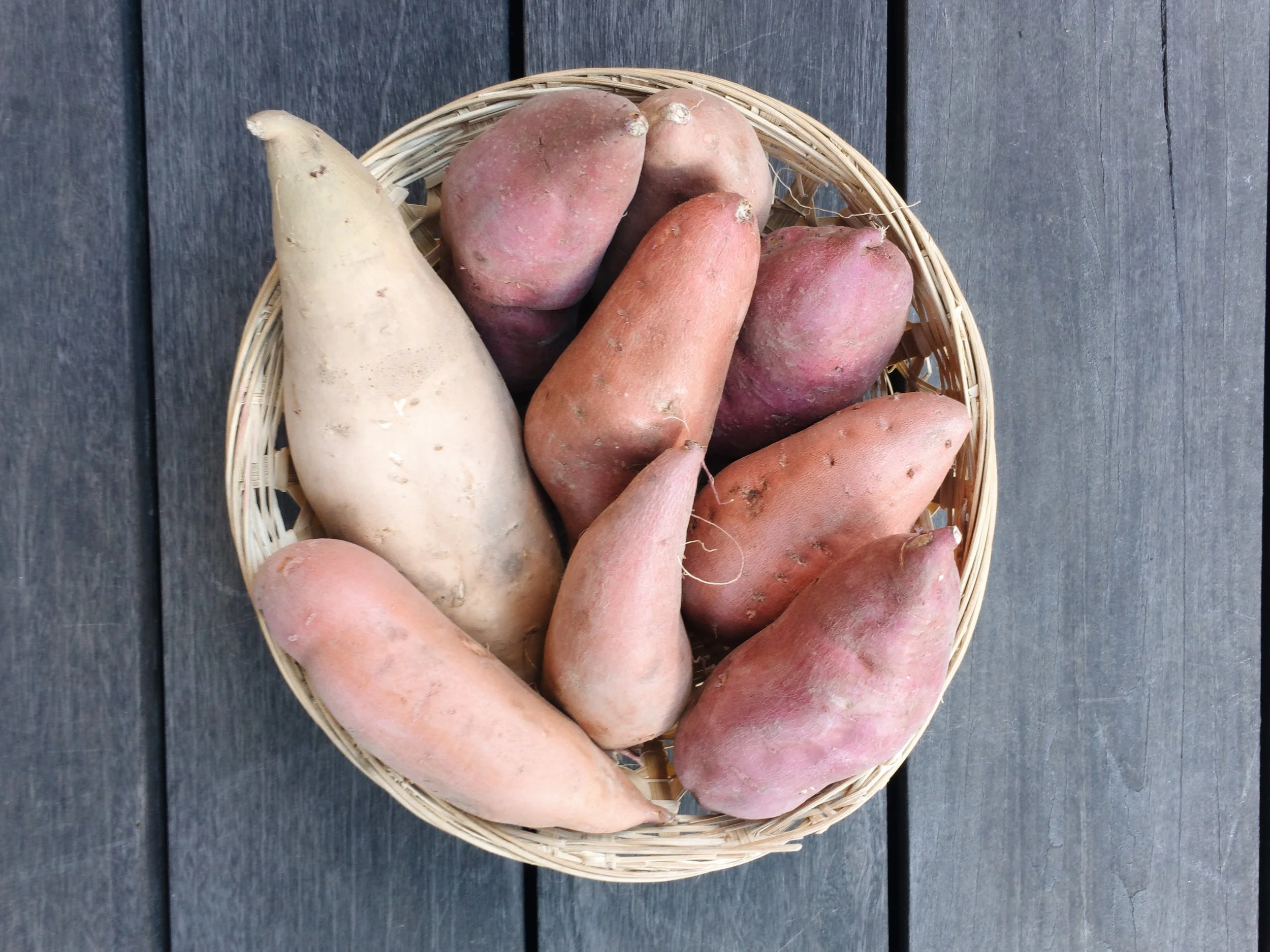 Warm Kale &amp; Sweet Potato Salad with Miso Dressing