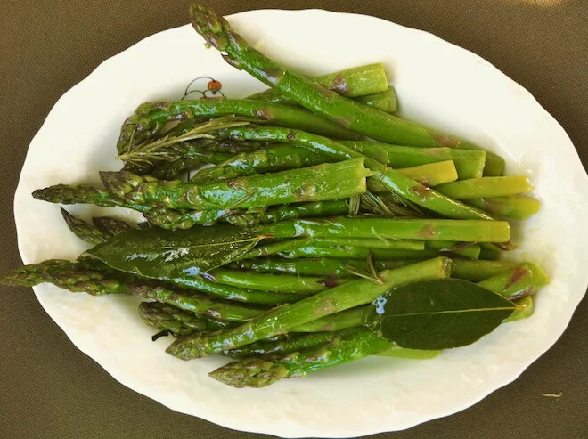 Herb-Braised Asparagus