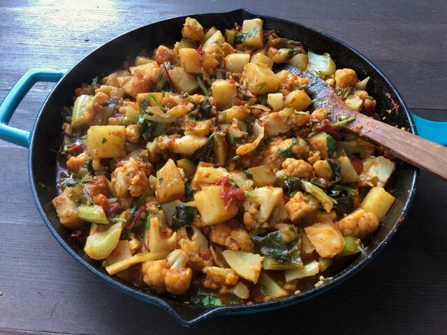 Aloo Gobi (Spiced Cauliflower & Potatoes)