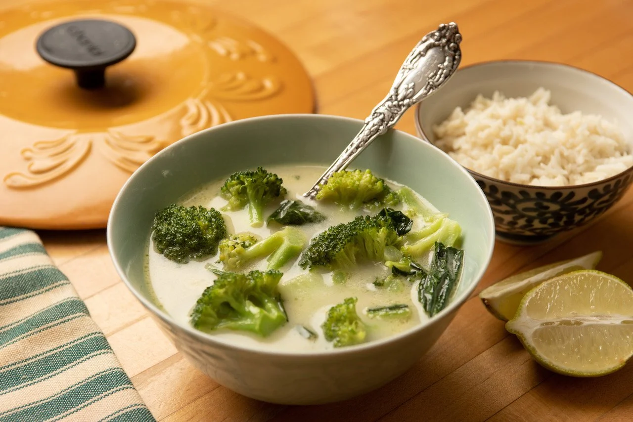 Quick Broccoli Green Curry