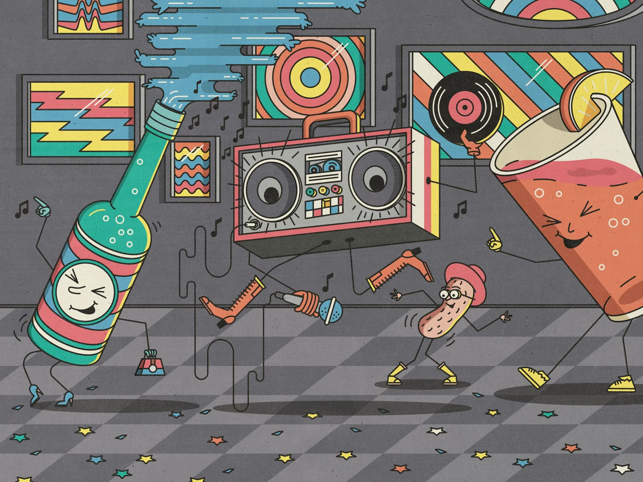 Back to School Hip Hop Electronic Party