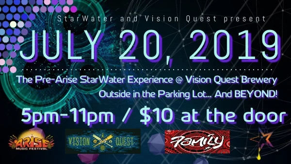 StarWater Vision Quest Block Party w/ Tierro Band Trio, Danny Evans &amp; Friends, Miraja, DJ DeVine, and Lauren Joy