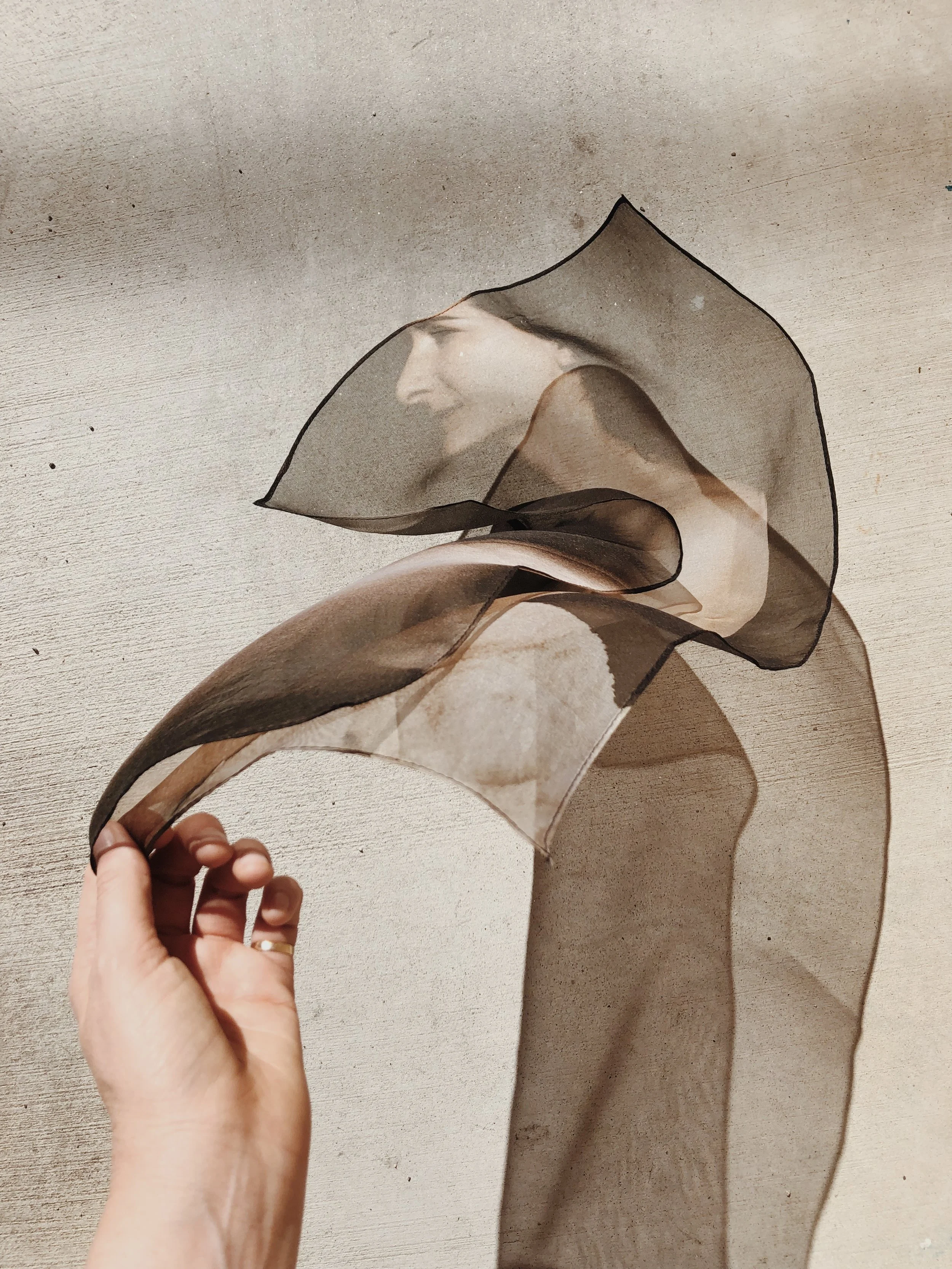 “I am a woman” Portrait on silk - SOLD