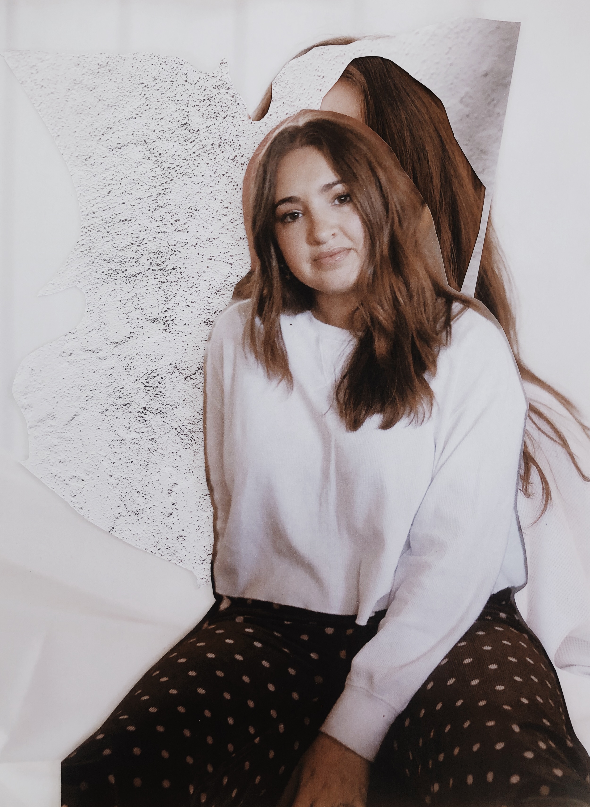 “Unedited 1” Paper collage - SOLD