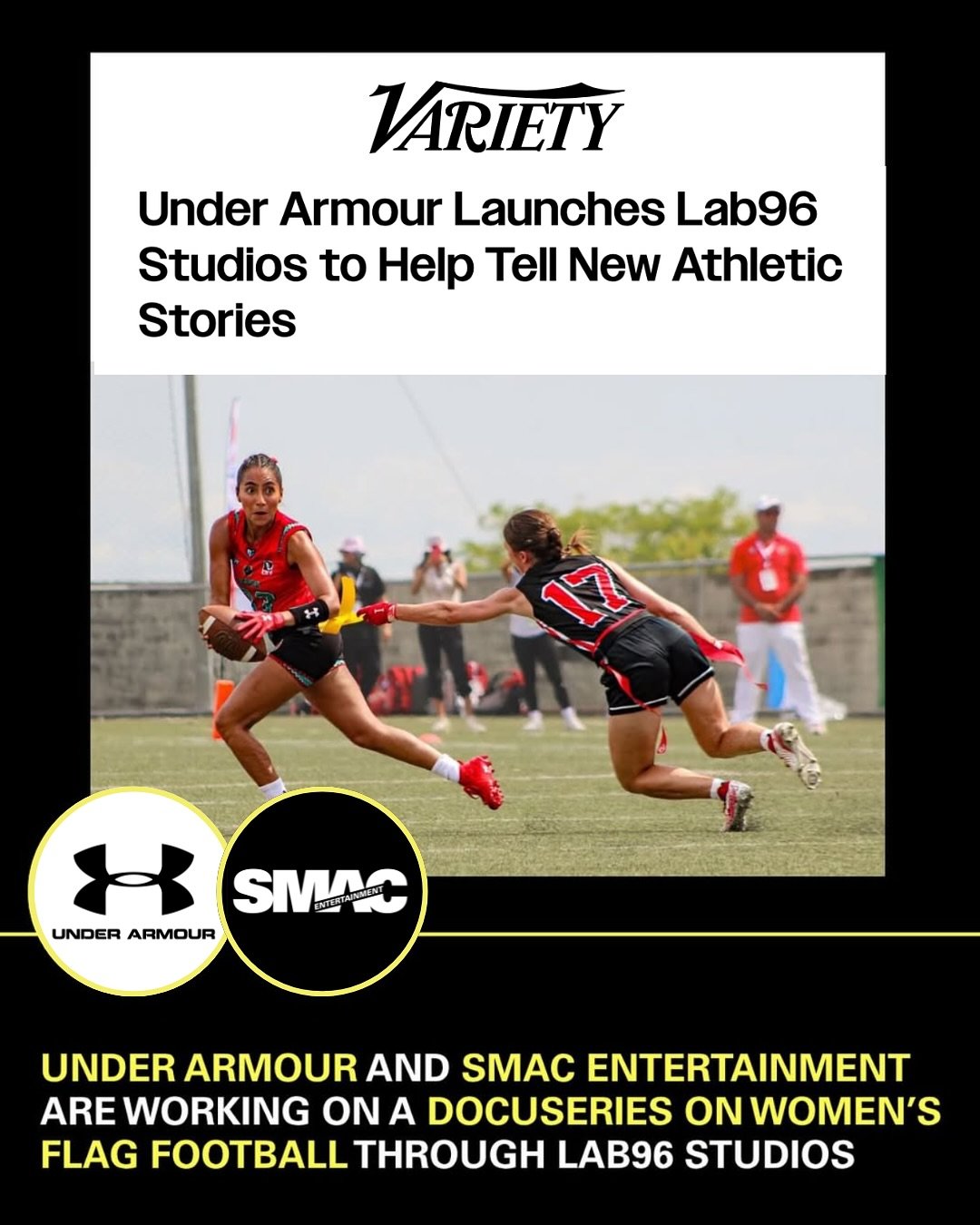 THE NEWS IS OUT AND FLAG FOOTBALL IS IN 📈🏈🎥❤️&zwj;🔥 

Finally get to announce the latest project I'm directing and showrunning for two powerhouse production partners, spotlighting the women paving the way for the nation's fastest growing emerging