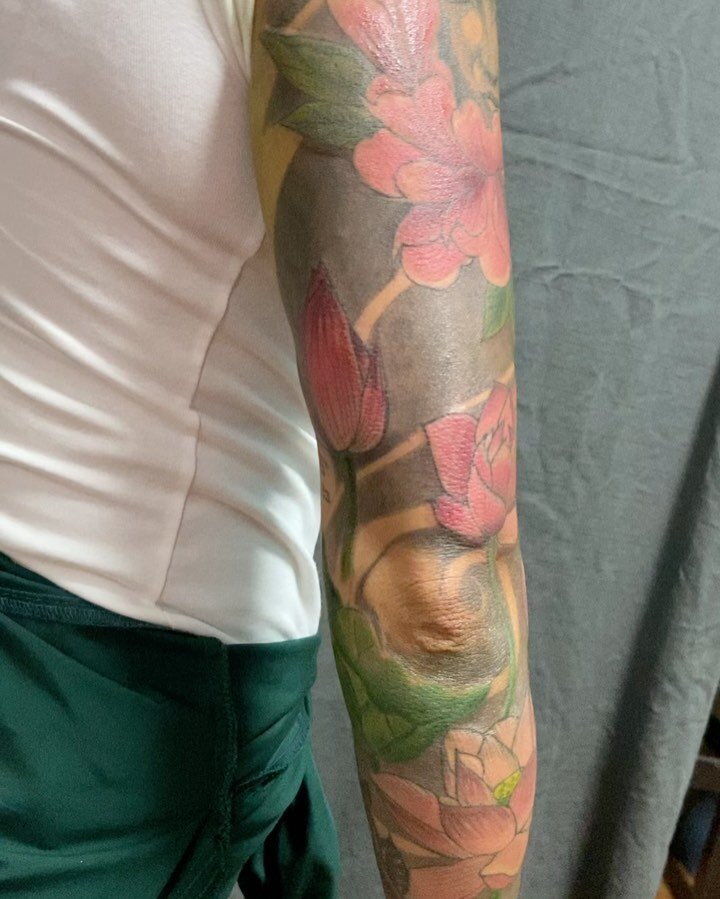 #lotustattoo #buddhahead #tattoo #tatuaje #flordelottotattoo #flordelottotatuaje