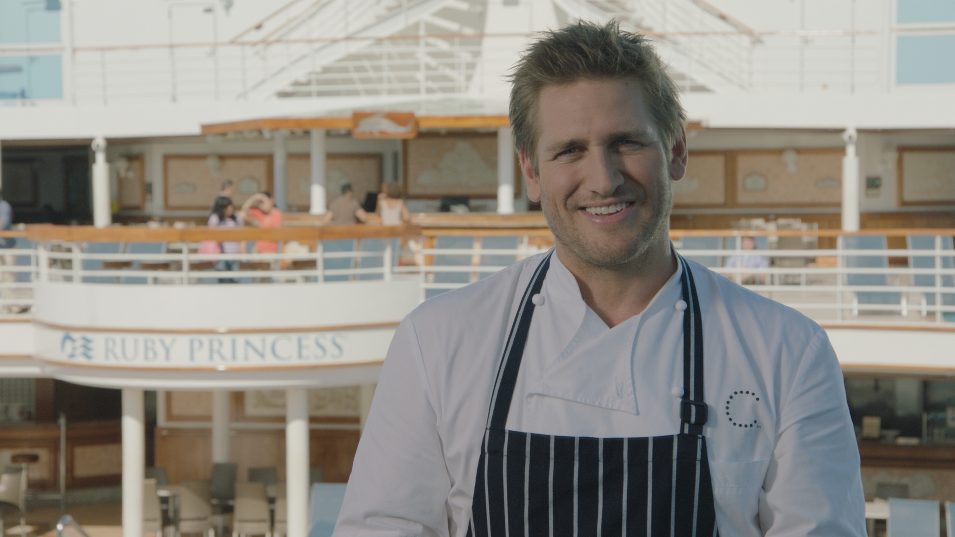 Chef Stone aboard the Ruby Princess.