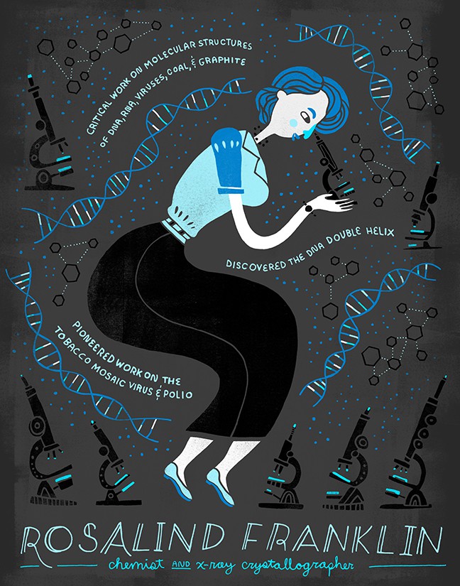 Illustration courtesy of Rachel Ignotofsky . Check her out on Etsy .