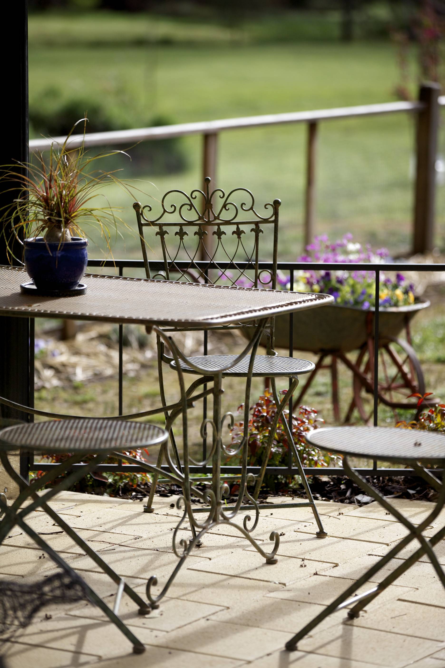 Private courtyard