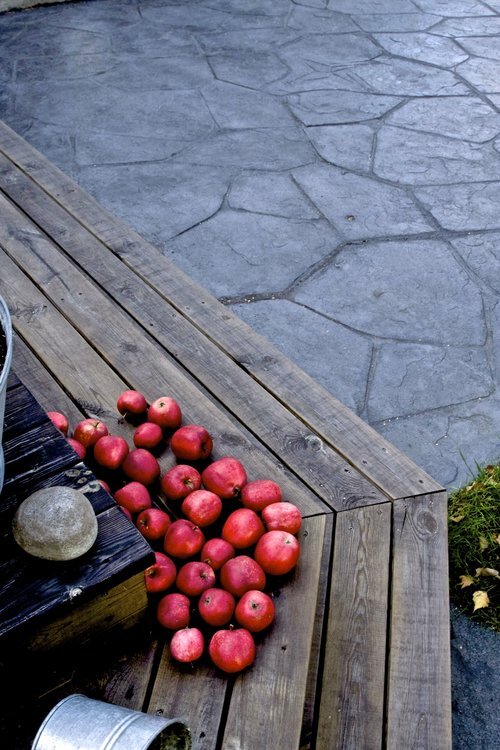 Mönstrad betong - inget ogräs!