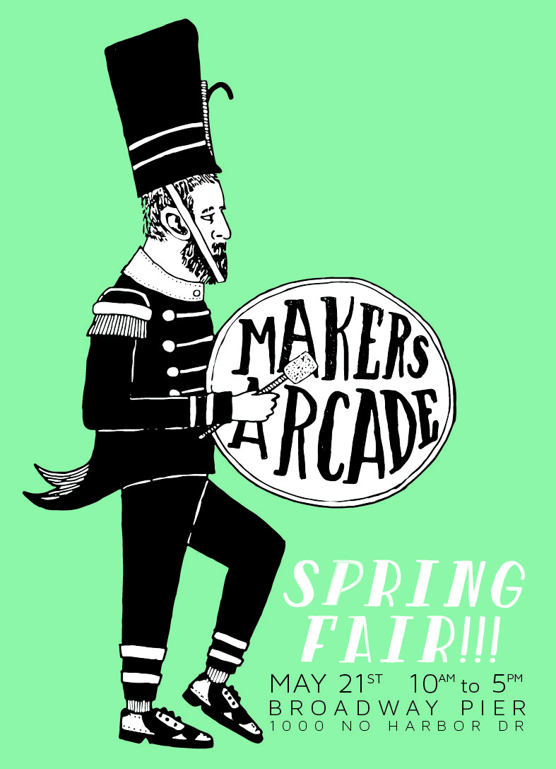 Come see us May 21st at Maker's Arcade!