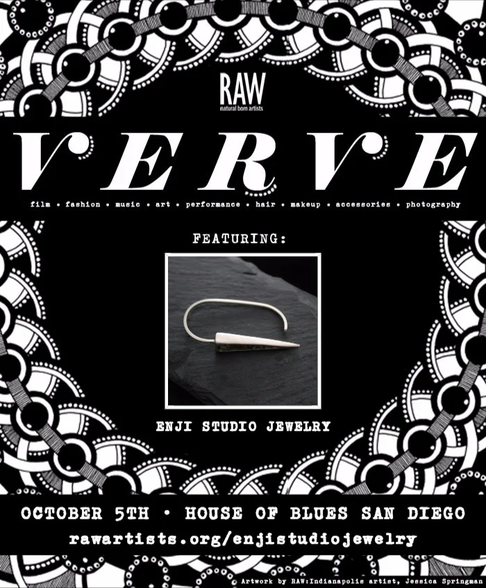 Come see us on Oct 5th at the House of Blues! Tickets are $20 online and $25 at the door. Click the link to buy tickets: http://www.rawartists.org/enjistudiojewelry