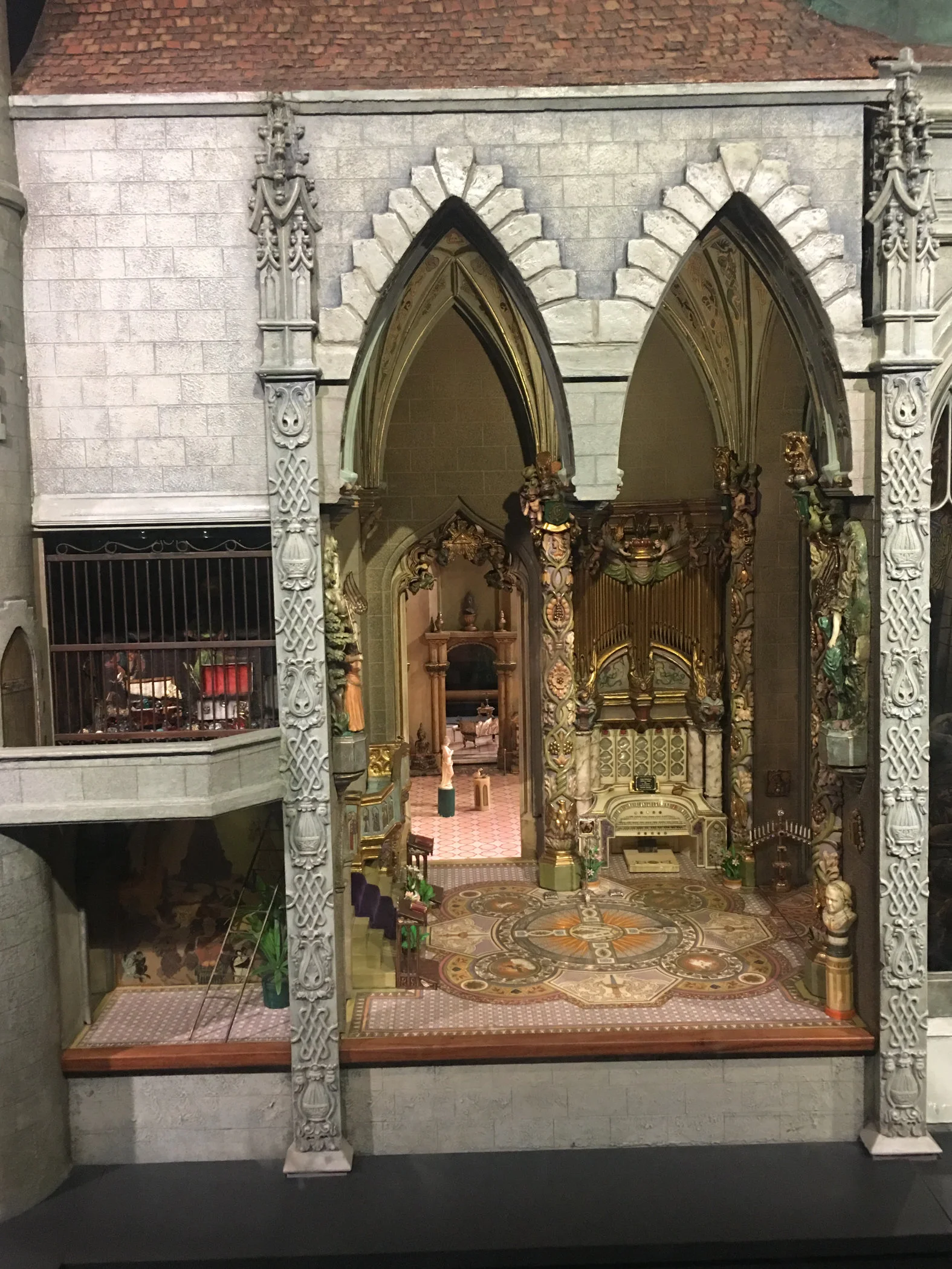 Organ room.
