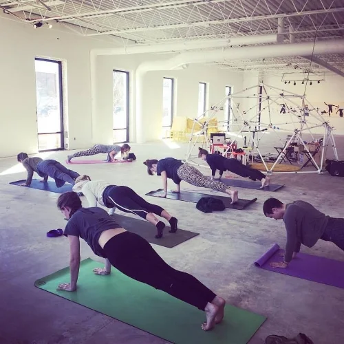 2016 Yoga hour with Maggie Benoit