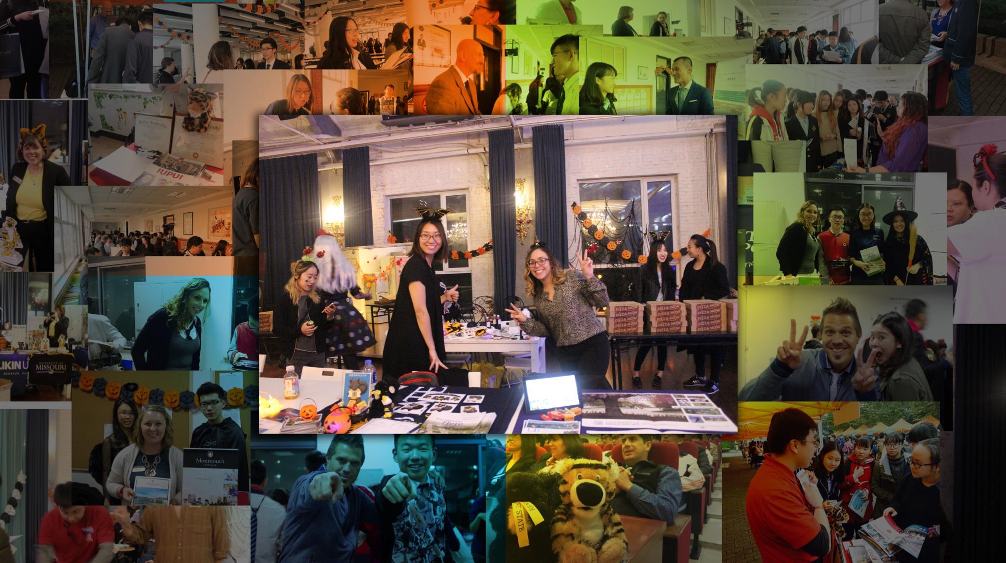 Pictures from our Recruitment Tour in 2016. We visited 7 cities and met over 1,500 students.