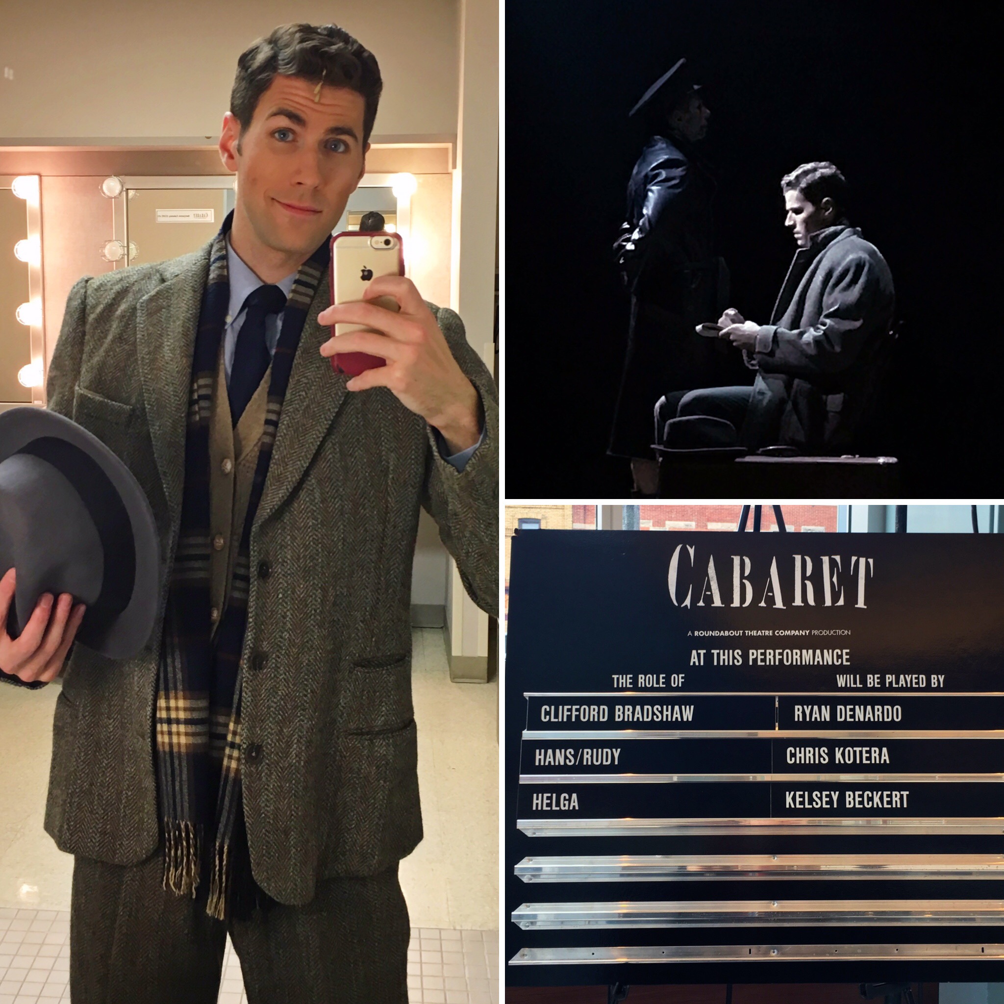Performing the principal role of Clifford Bradshaw, for which I was an understudy.