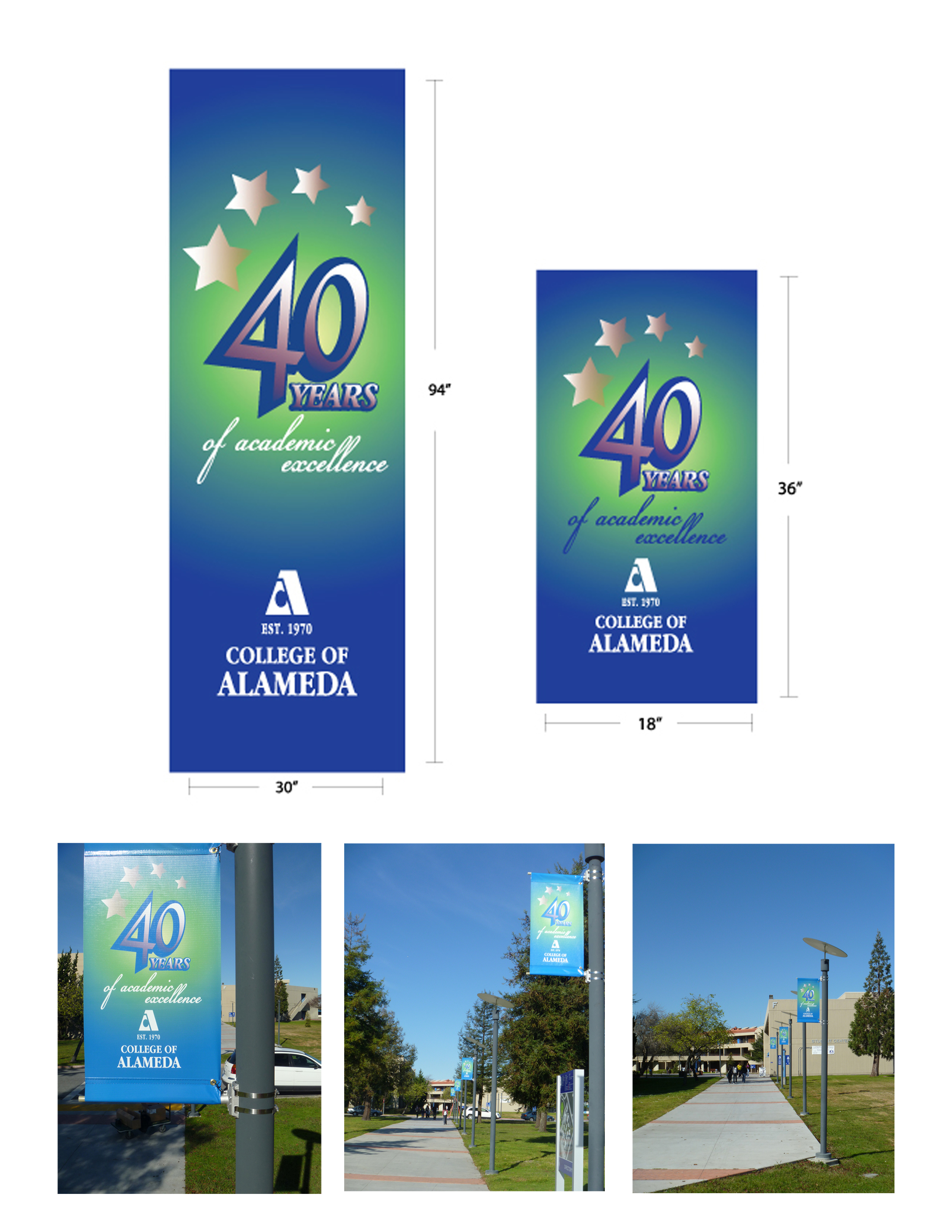 Banners for College of Alameda