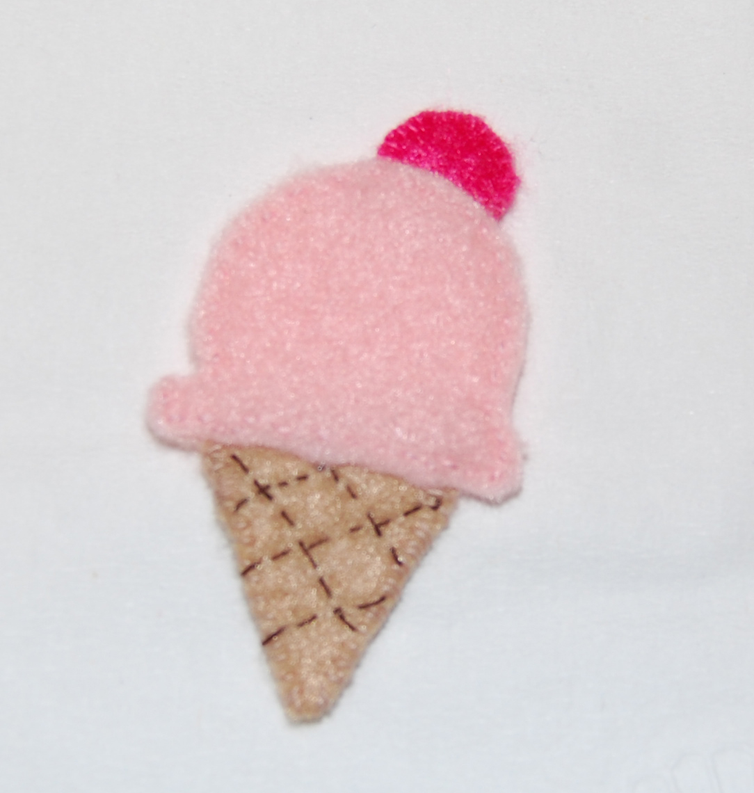 Handmade Ice Cream Hair clip