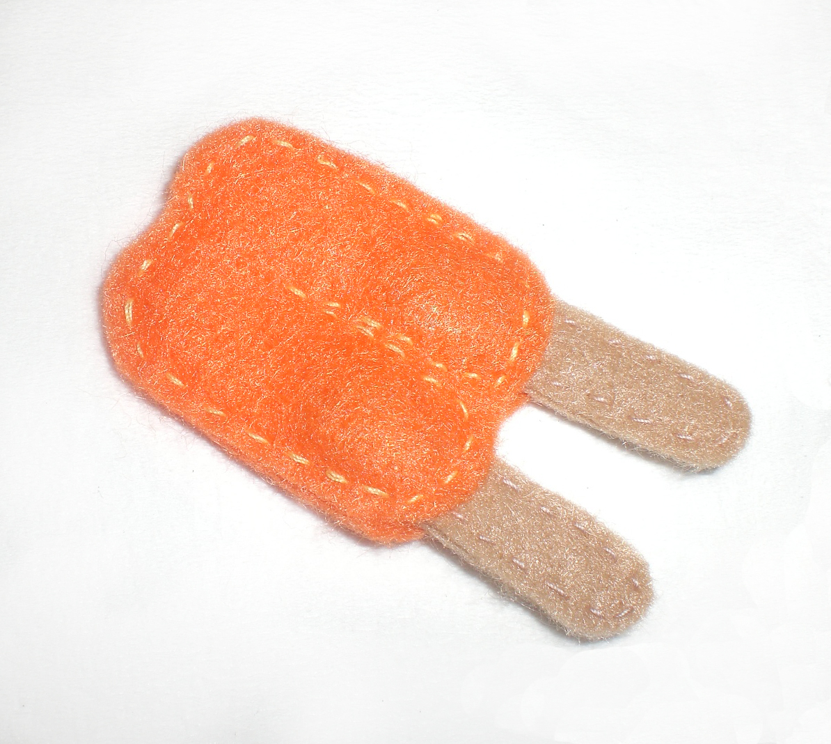 Handmade felt popsicle hair clip