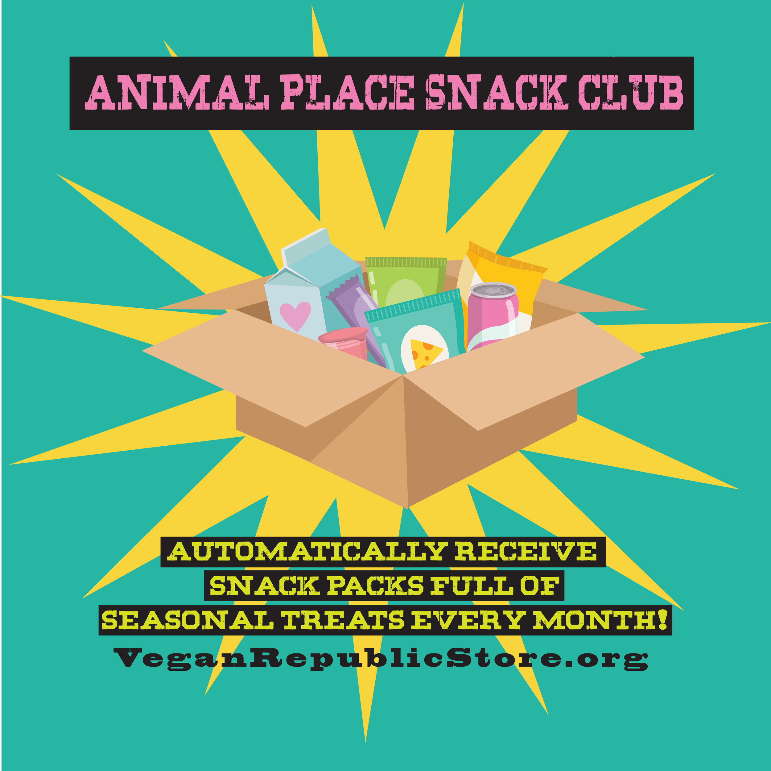Animal Place Vegan Republic Snack Club