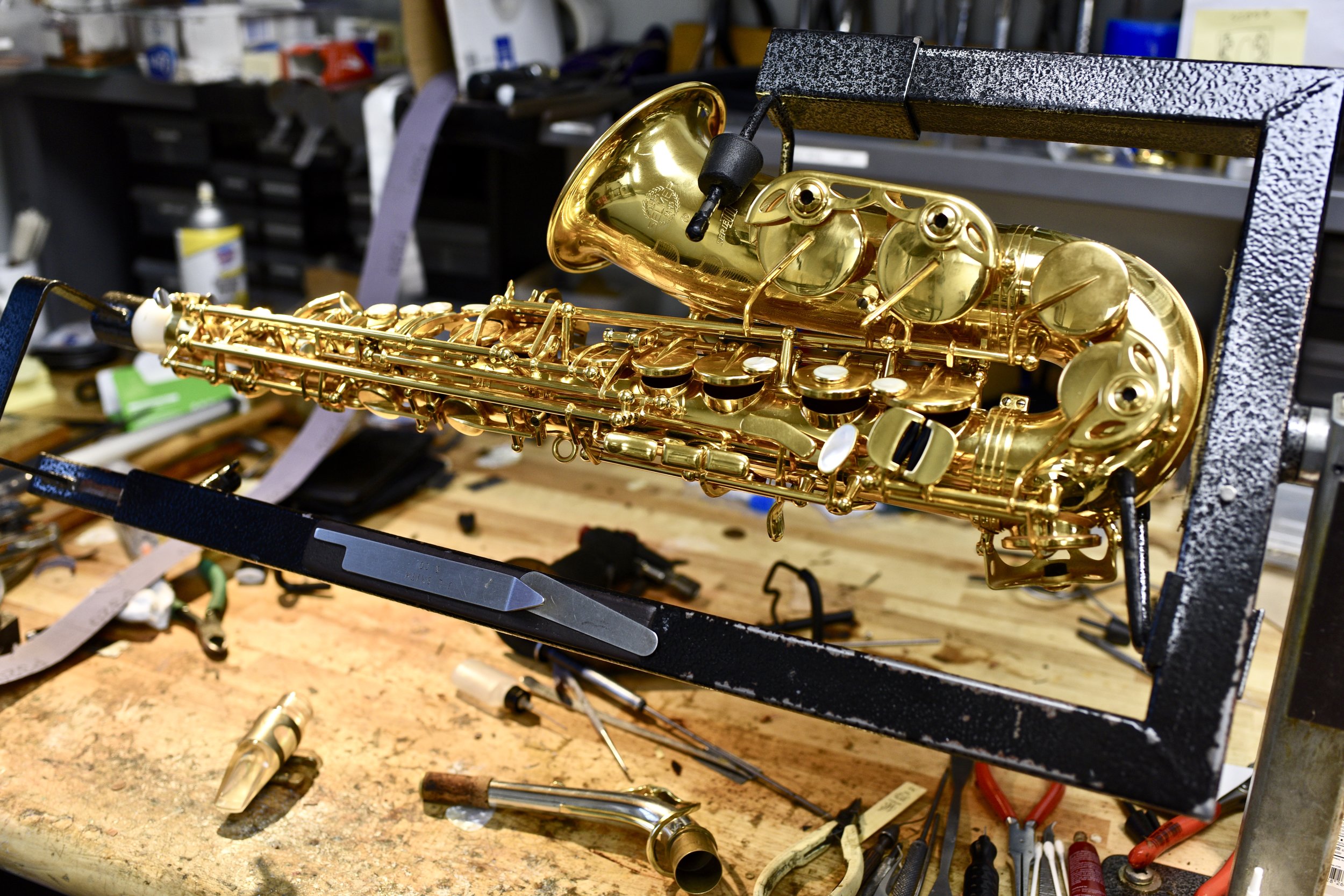 Selmer Serie III Alto, custom gold plated